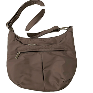 Travelon gray nylon anti theft purse